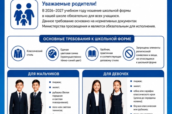 Памятка для родителей: о школьной форме